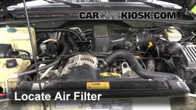 1998 Land Rover Discovery LSE 4.0L V8 Air Filter (Engine) Replace